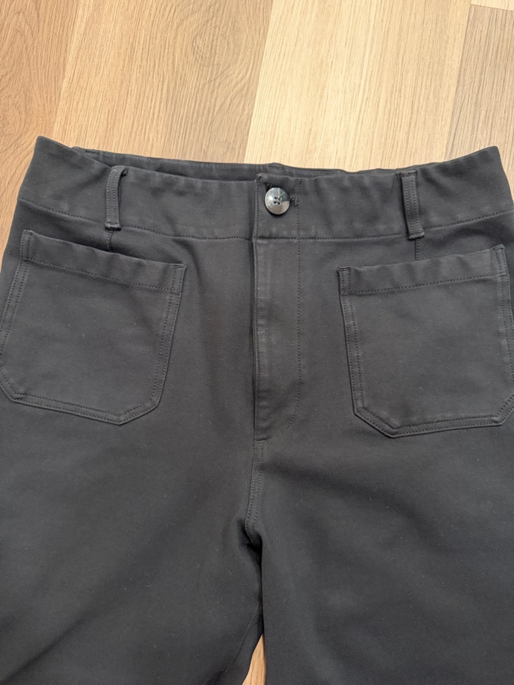Anthropologie Maeve Colette Black Wide-Leg Pant - Picture 5 of 6
